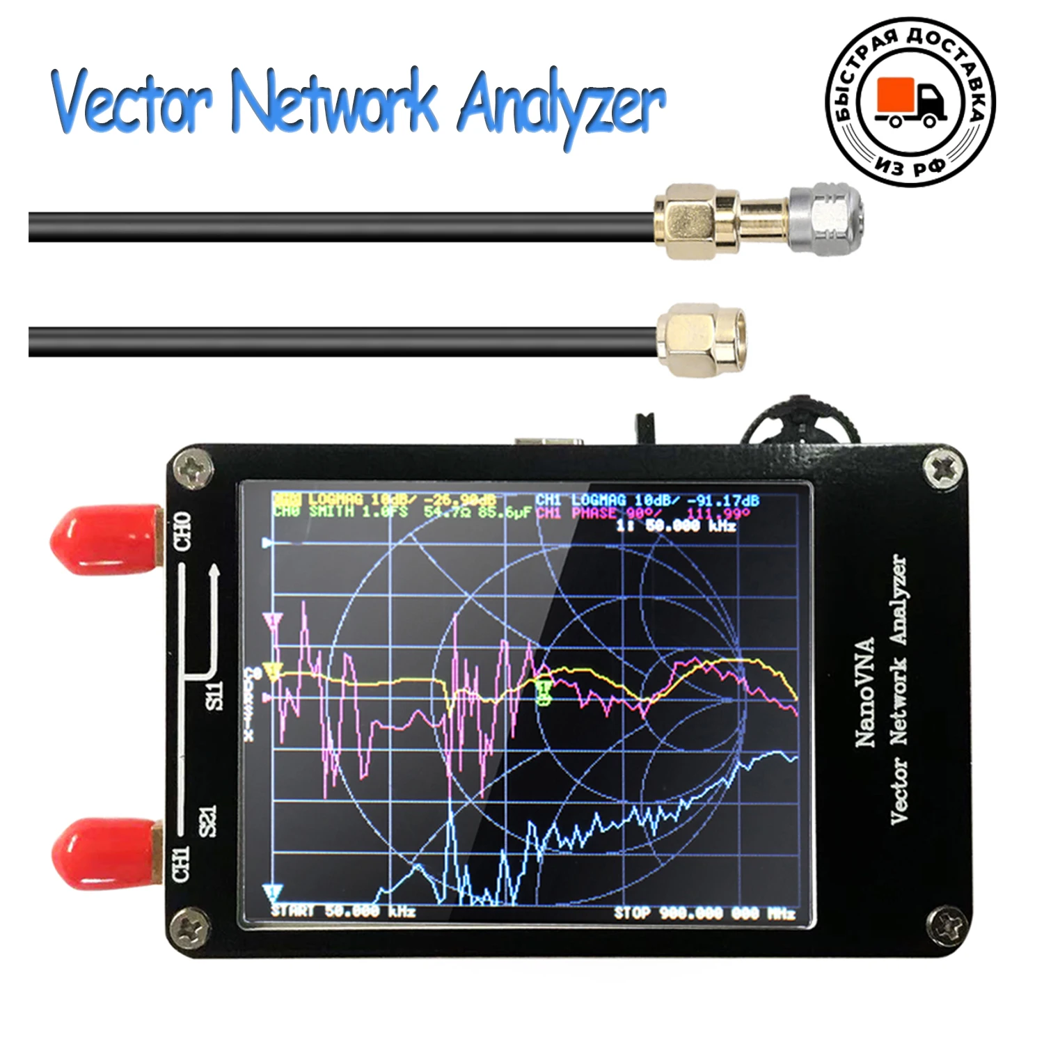LCD 3G Vektorski Analizator Omrežja S-A-A-2 Nano VNA-F V2 Antena Analyzer Kratkotalasni HF VHF UHF Ukrep Duplexer Filter Slike 0