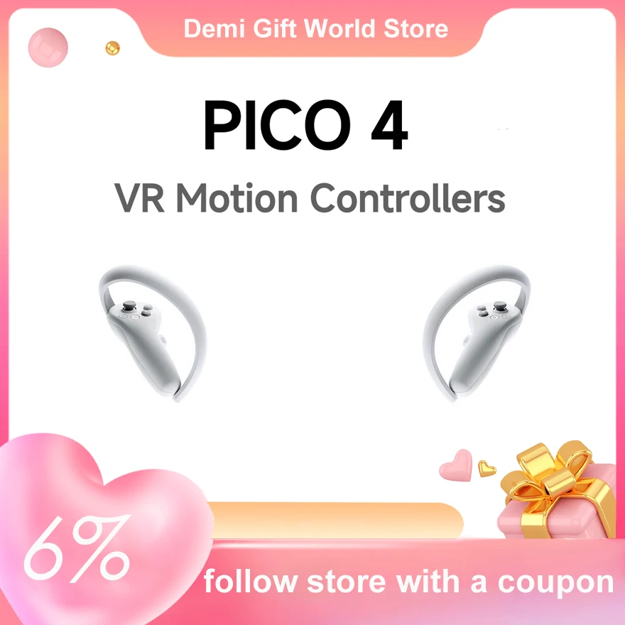 Original VR Krmilniki za Pico 4 Vse-V-Enem 3D VR Očala za Navidezno Resničnost Slušalke Levo/ Desno Ročaji Za Tok igre na Srečo Slike 0