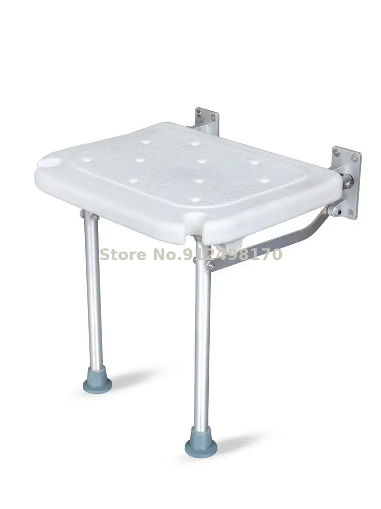 Starejši brez ovir kopalnica zložljivi stol kopel blata wall-mounted tuš sedež wc stene stol za invalide Slike 0