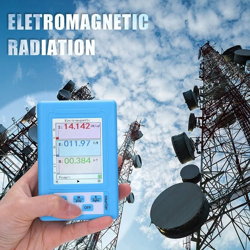 Ročni Prenosni Visoke Natančnosti Elektromagnetno Sevanje Detektor Elektromagnetno Sevanje Odkrivanje Instrument Slike 1