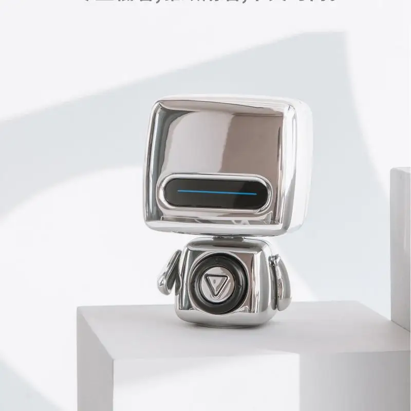 Brezžični Mini Zvočnik Težka Popolnoma Nov Prenosni Robot Obliko Zvočnika Punchy Bas Audio Stereo Srčkan Zvočnik Za Otroke Sobe Slike 2