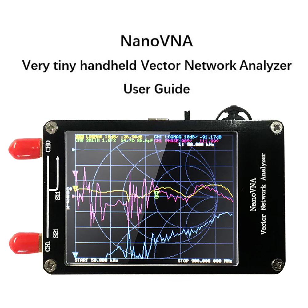 LCD 3G Vektorski Analizator Omrežja S-A-A-2 Nano VNA-F V2 Antena Analyzer Kratkotalasni HF VHF UHF Ukrep Duplexer Filter Slike 2