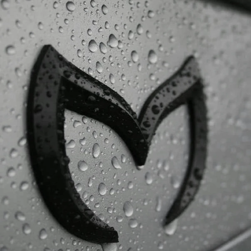 2X Rdeče Zlo M Logo Grb Značko Decal Za Mazda Vseh Model karoserije Zadnji Prtljažnik Nalepke Nalepke tovarniška ploščica Dekor Dodatki Slike 3