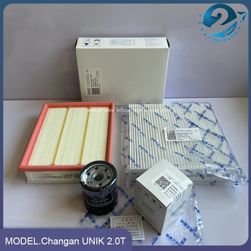 3Pcs Filter Kompleti Za Changan 2021 UNIK 2.0 T Zračni Filter Kabine Filter Olja, Filter bo Ustrezala Slike 3