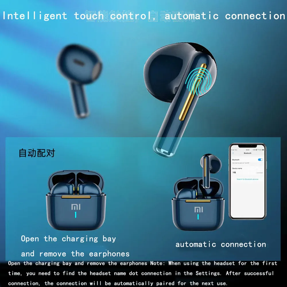 Original Xiaomi H6 Redmi Pro Slušalke Bluetooth Slušalke Touch Kontrole Čepkov Športne Igre Hrupa Slušalke Z Mikrofonom Tws Fone Slike 3