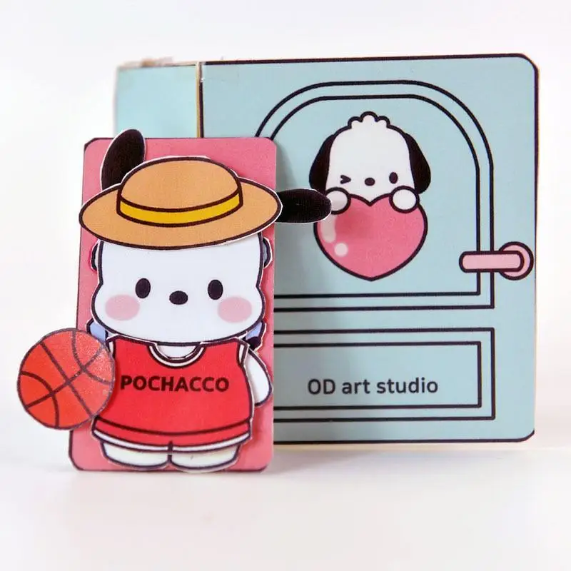 Sanrio DIY Srčkan Risanka Kurumi Melodijo Cimet Pes Puding Pes Pacha Pes Mirno Knjiga Douban Sladoled Tovornjak Slike 3