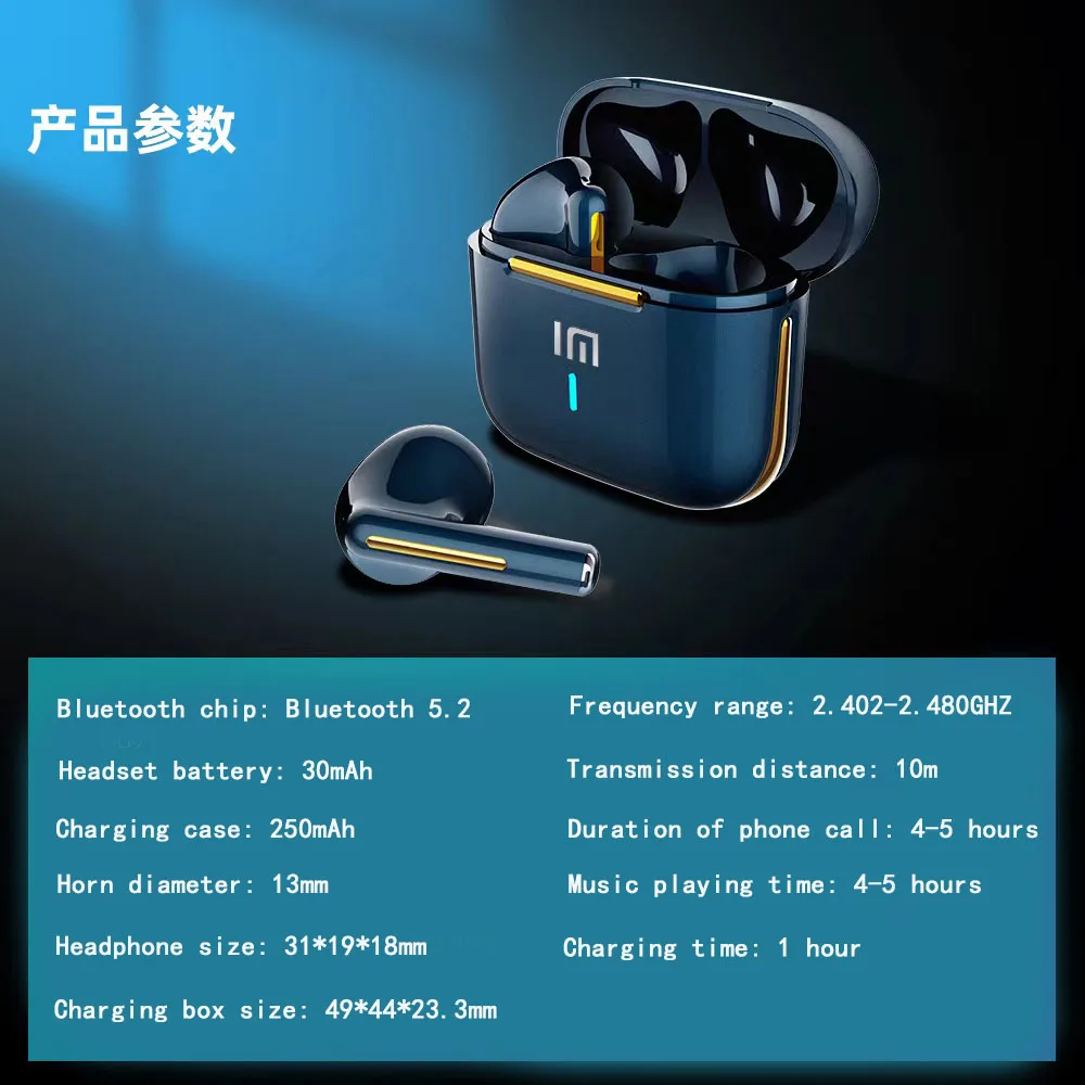 Original Xiaomi H6 Redmi Pro Slušalke Bluetooth Slušalke Touch Kontrole Čepkov Športne Igre Hrupa Slušalke Z Mikrofonom Tws Fone Slike 4