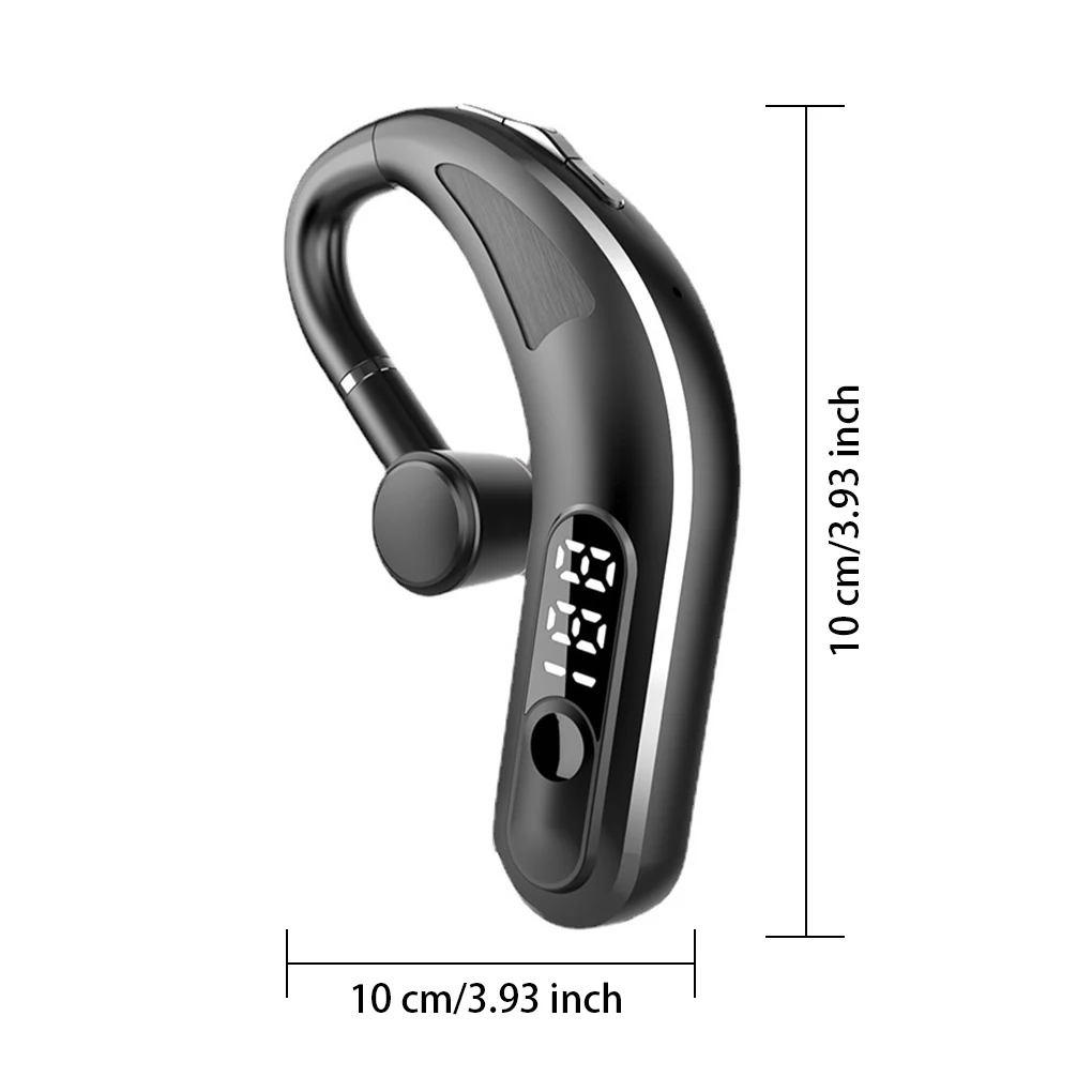 Brezžična tehnologija Bluetooth slušalke združljive Slušalke Vodotesne Slušalke Zaslon Glasovni Nadzor držalo za uho Slušalke Blue Slike 5