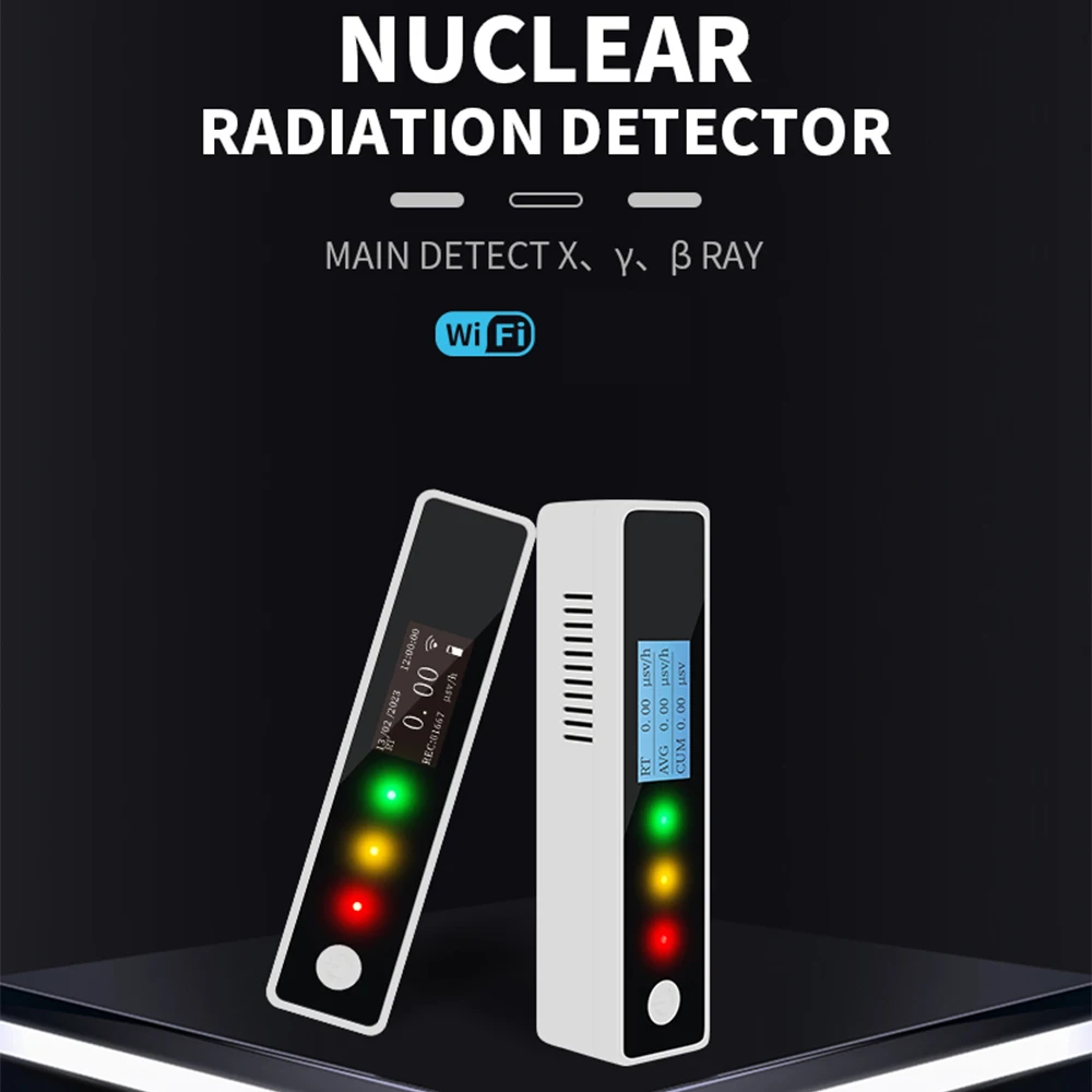 DY003 WiFi Jedrsko Sevanje Detektor Geiger Cev za Elektromagnetno Ionizacija Marmorja Radioaktivno Sevanje Gospodinjskih Tester Slike 5