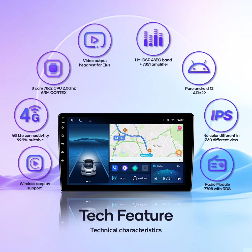 Prelingcar Android 12 avtoradia Za Dacia delovna halja 2013-2015 Let 9-palčni NE Večpredstavnostna DVD Video Predvajalnik Navigacija GPS Okta-Core Slike 5
